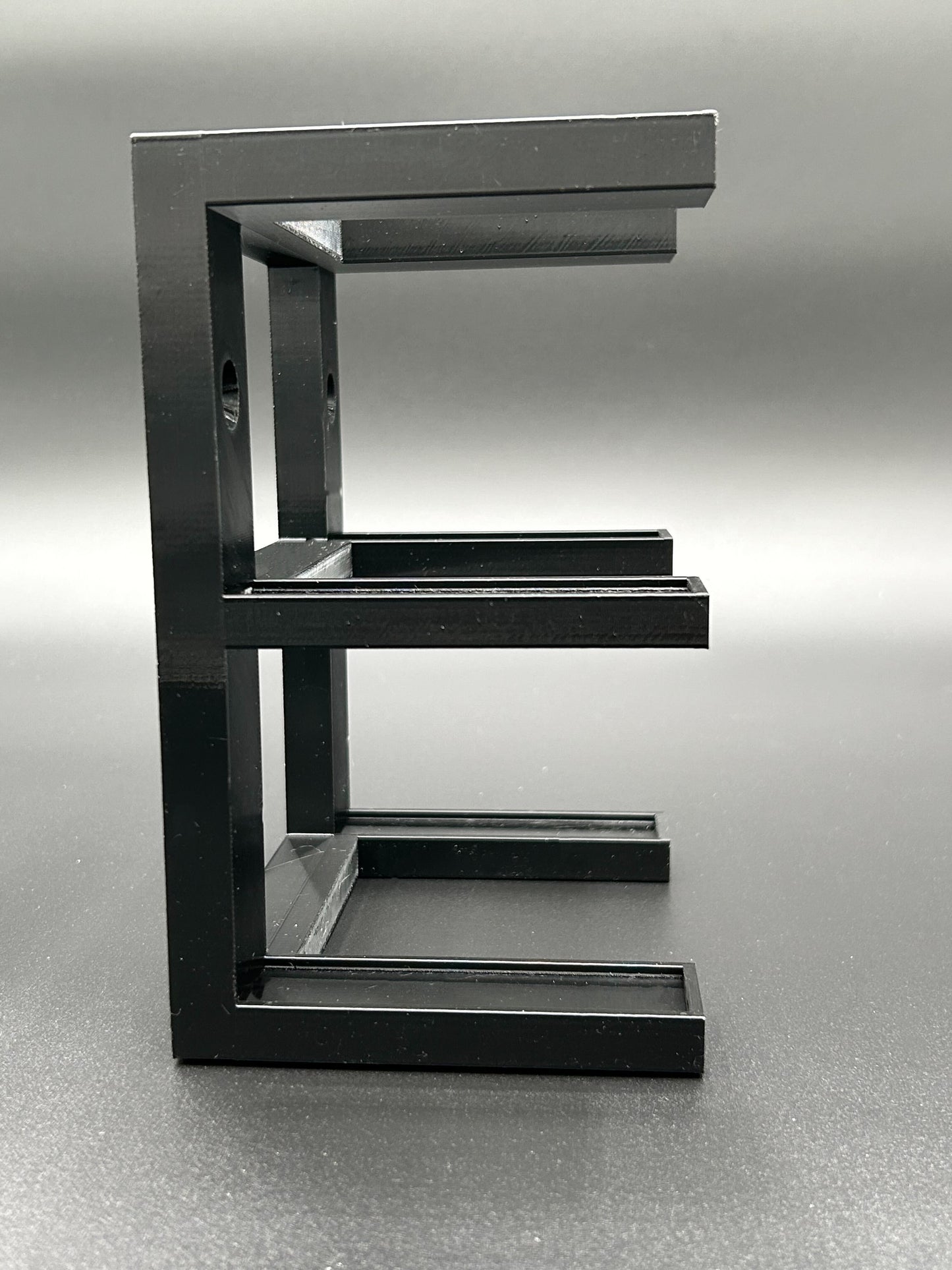 ADHDame #003 - 1/24 Scale - 3-Tier Diecast Stands (Black)