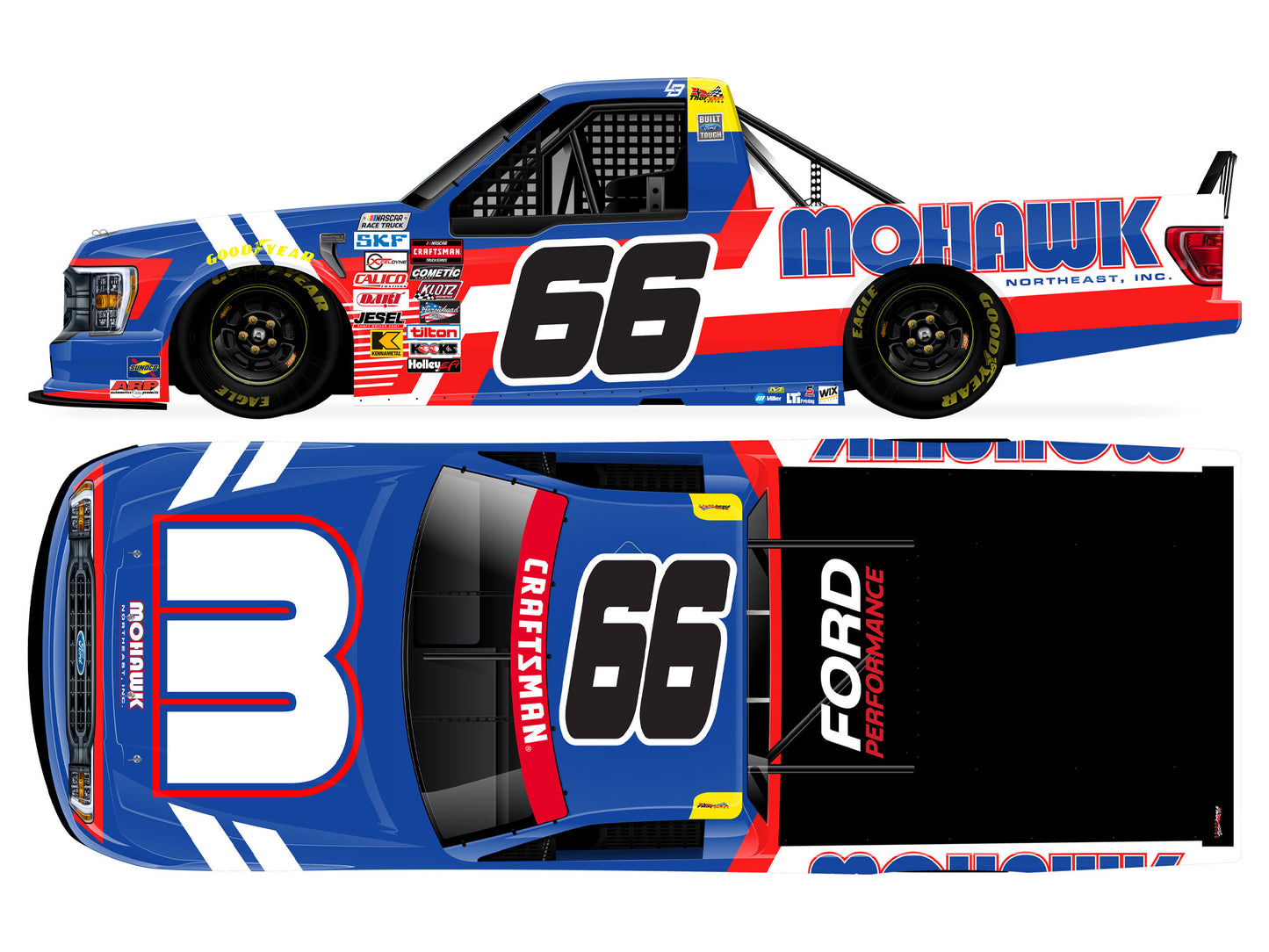 Luke Baldwin 2025 - #66 Mohawk Northeast - 1:64 ARC Diecast