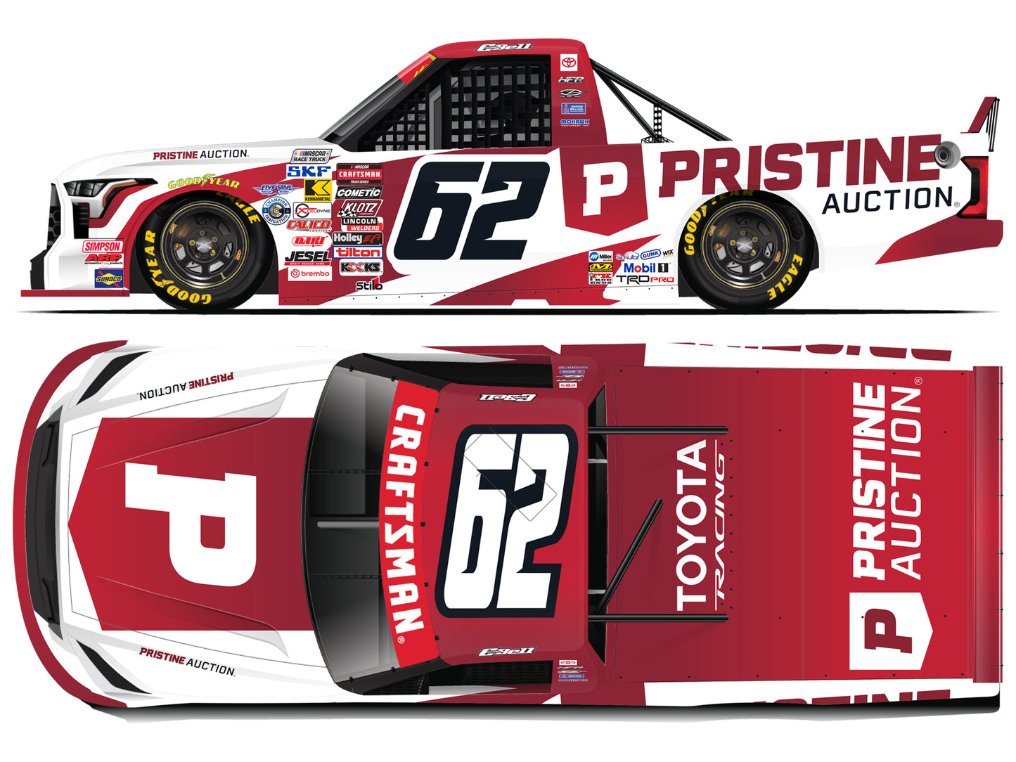 Christopher Bell 2026 - #62 Halmar Infrastructure Development - 1:24 ARC Diecast