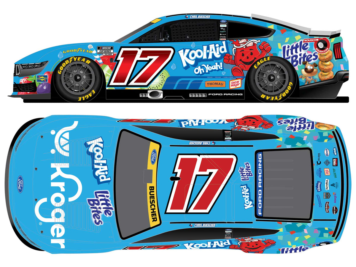 Chris Buescher 2026 - #17 Kroger Kool-Aid Little Bites - 1:24 ELITE Diecast