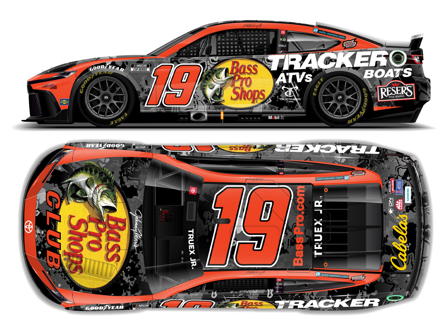Martin Truex Jr. 2024 - #19 Bass Pro Shops - 1:24 ARC Diecast - LRO#23