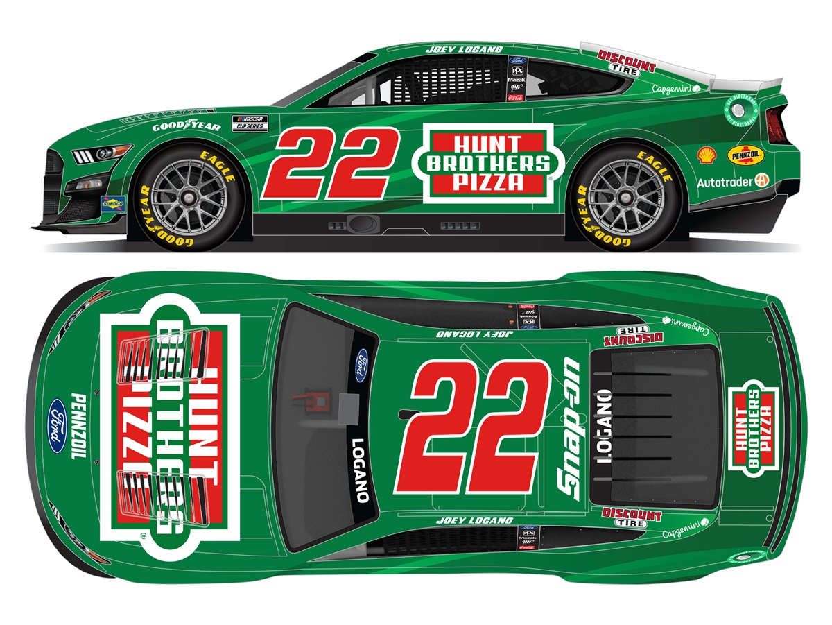 Joey Logano 2024 - #22 Hunt Brothers Pizza - 1:24 ARC Diecast
