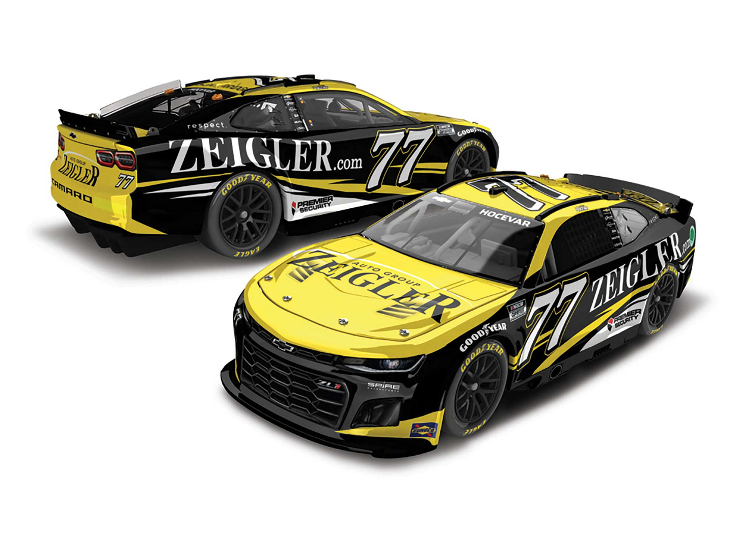 Carson Hocevar 2024 - #77 Zeigler Auto Group - 1:24 ARC Diecast