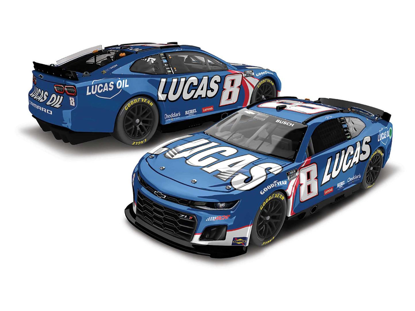 Kyle Busch 2024 - #8 Lucas Oil - 1:24 ARC Diecast
