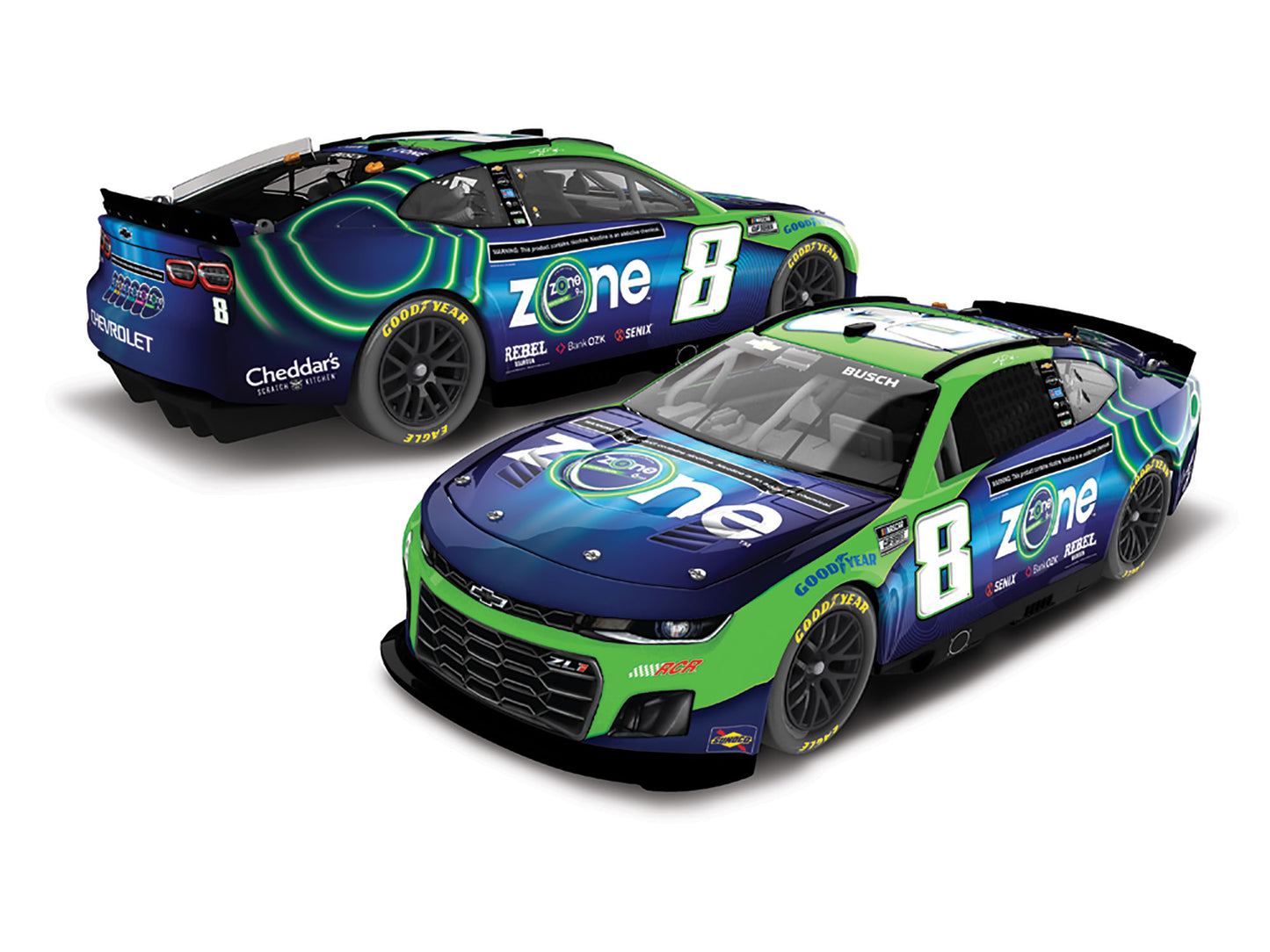 Kyle Busch 2025 - #8 zone - 1:24 ARC Diecast