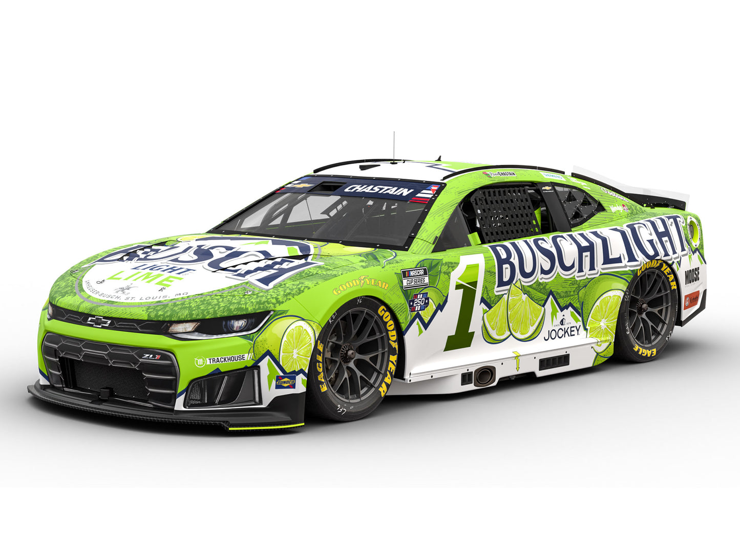 Ross Chastain 2026 - #1 Busch Light Lime - 1:24 ARC Diecast