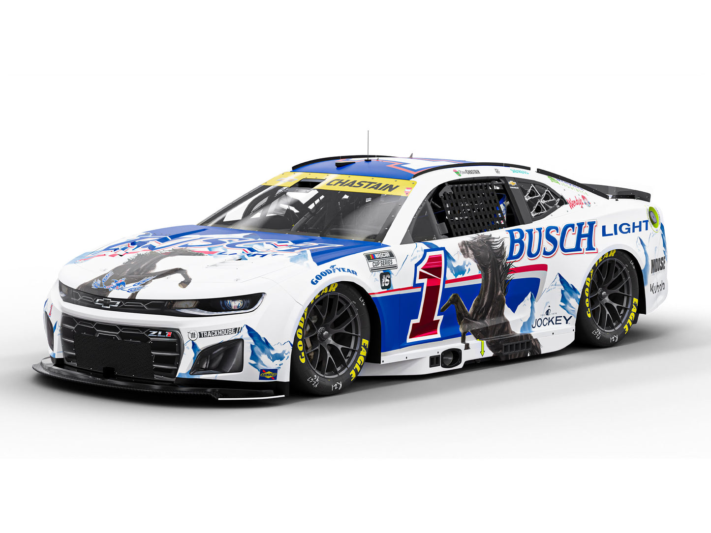 Ross Chastain 2025 - #1 Busch® Light Retro - 1:24 ARC Autographed Diecast