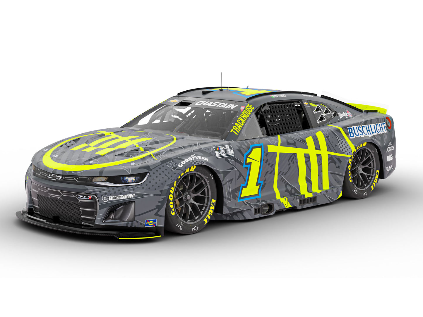 Ross Chastain 2025 - #1 Trackhouse - 1:24 ARC Autographed Diecast