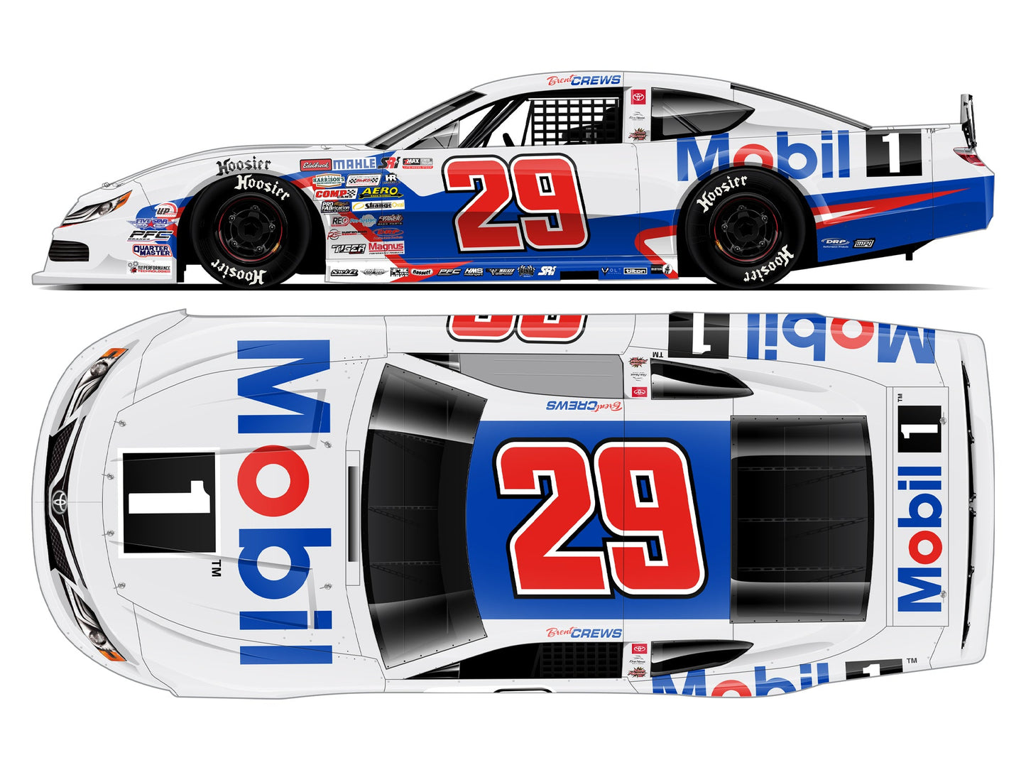 Brent Crews 2024 - #29 Mobil 1 - 1:24 ARC Diecast