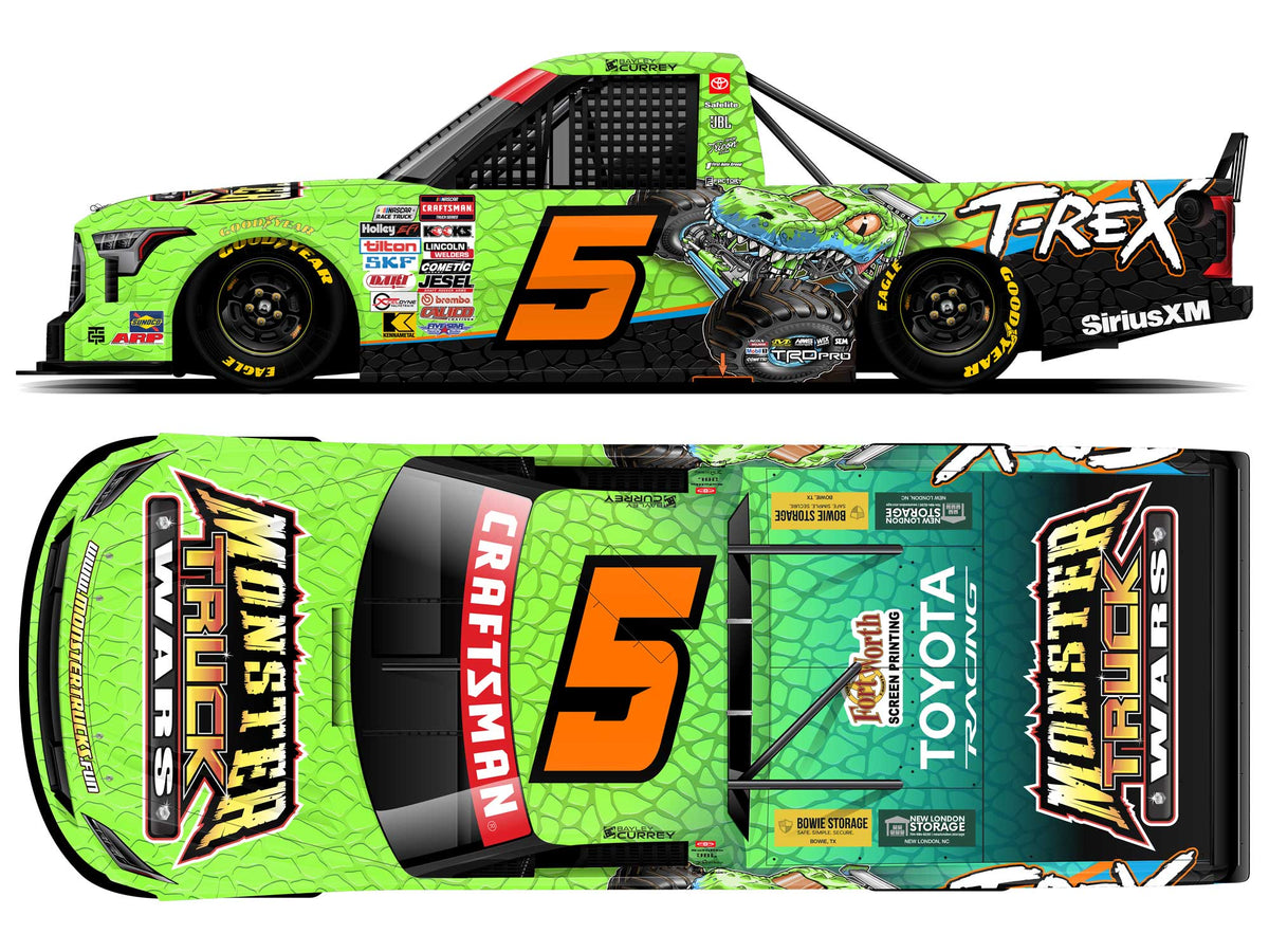 Bayley Currey 2026 - #5 Monster Truck Wars T-Rex - 1:24 ARC Diecast