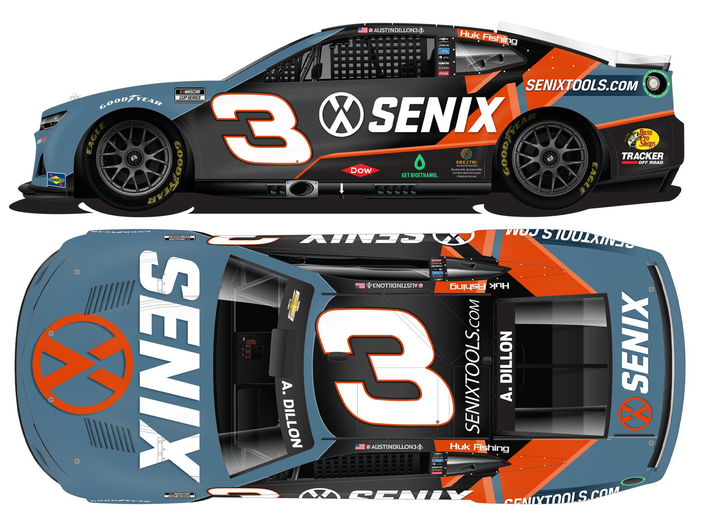 Austin Dillon 2024 - #3 Senix Tools - 1:24 ARC Diecast