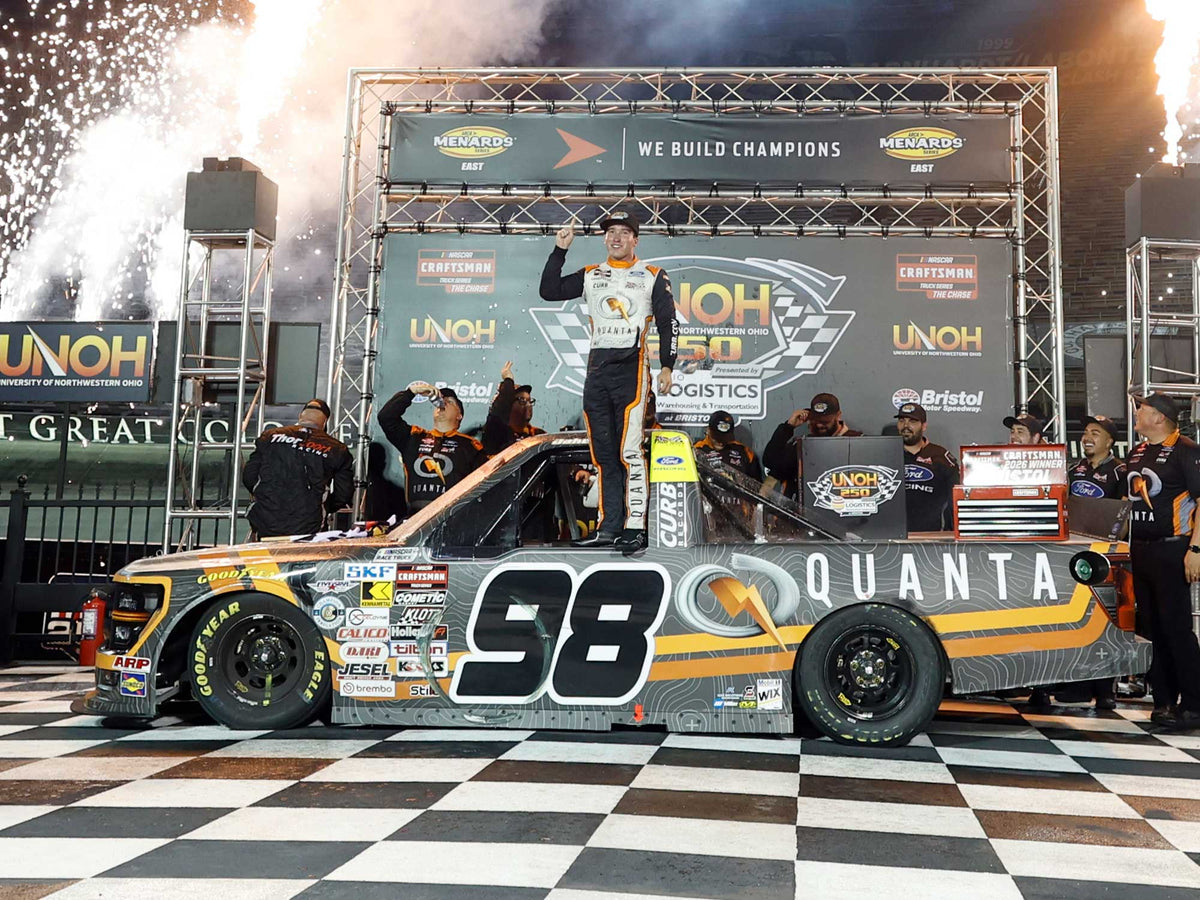 Jake Garcia 2026 - #98 Quanta Services (Unho 250 Bristol Motor Speedway Raced Win) - 1:64 ARC Diecast