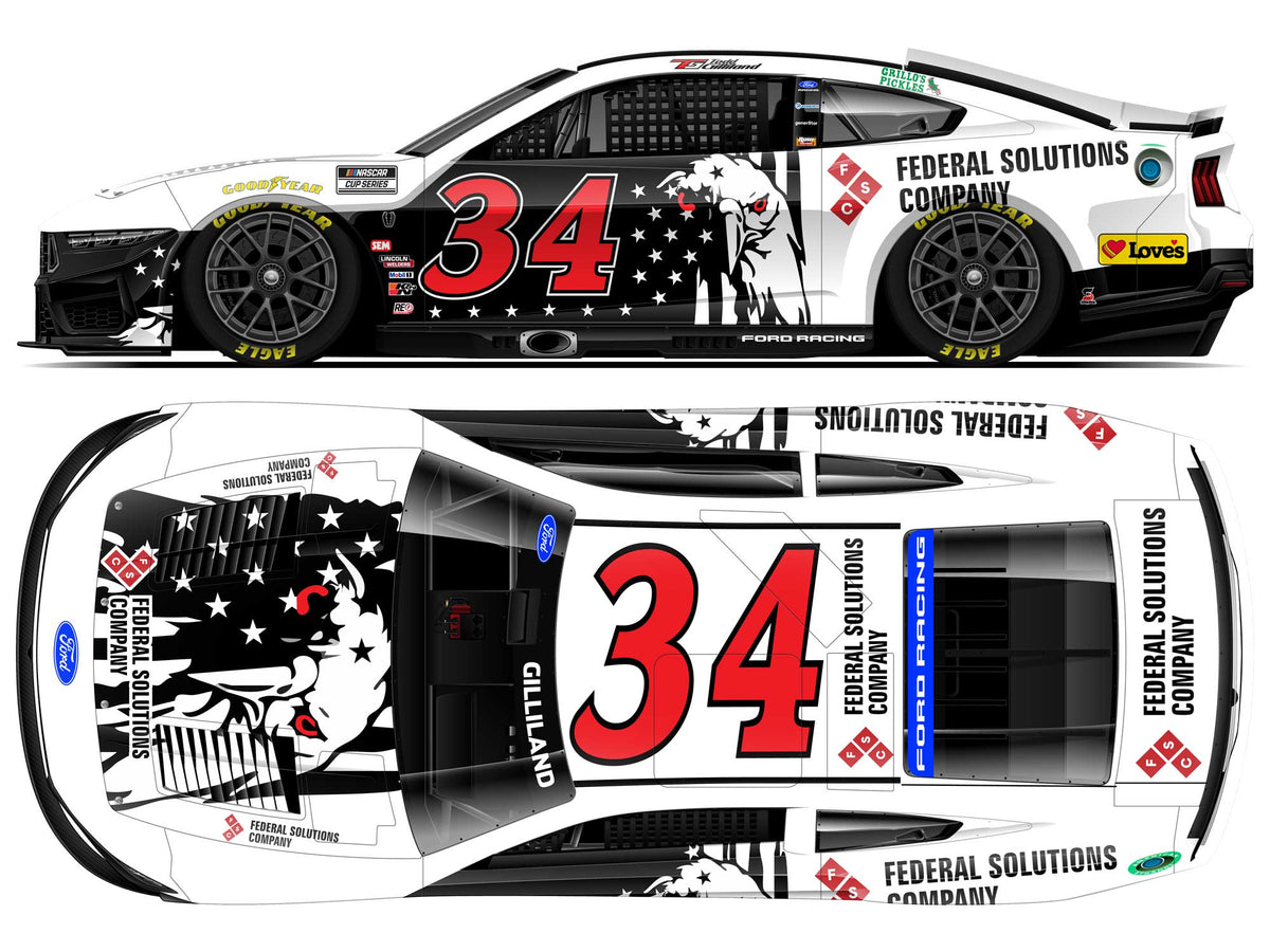 Todd Gilliland 2026 - #34 Federal Solutions Company - 1:24 ARC Diecast