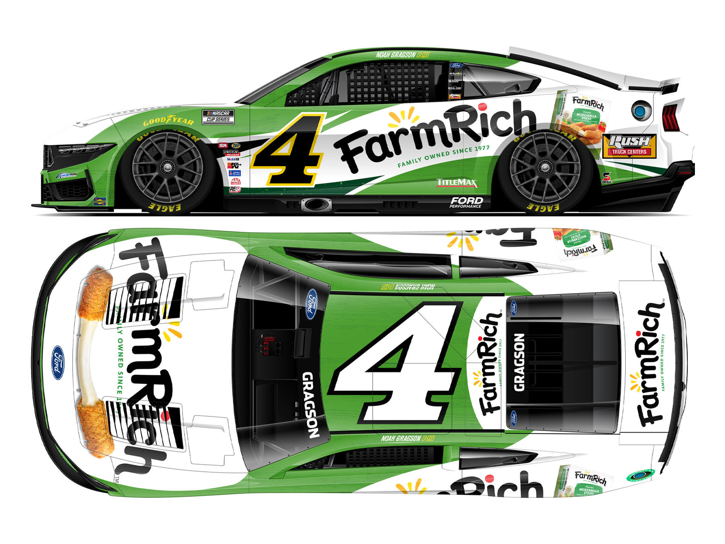 Noah Gragson 2025 - #4 Farm Rich - 1:64 ARC Diecast