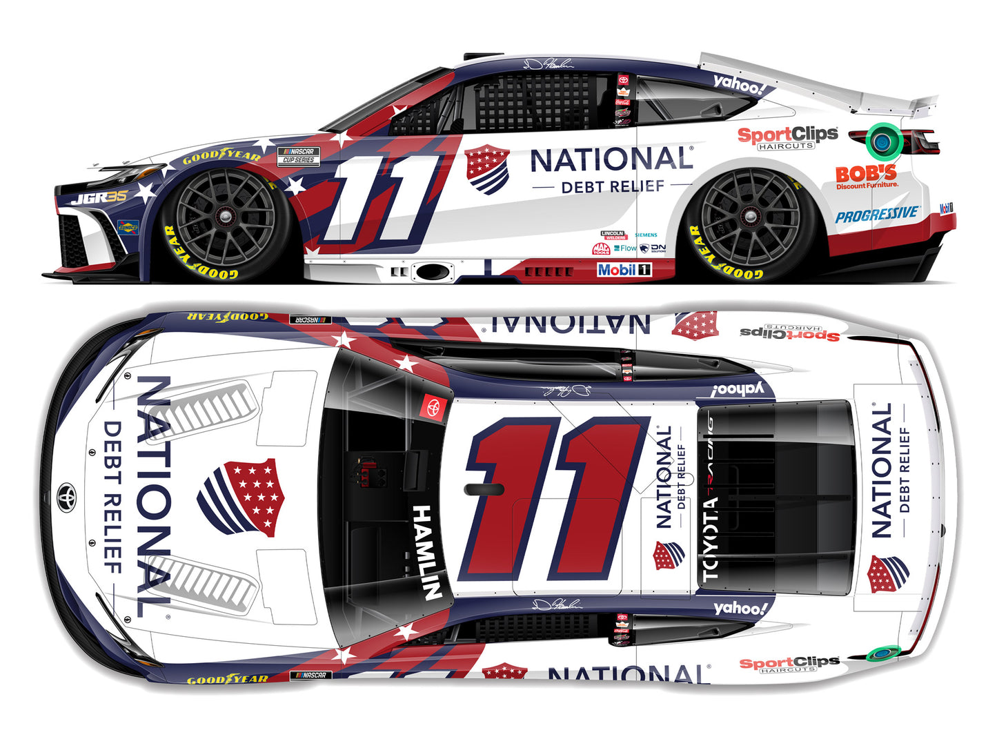 Denny Hamlin 2026 - #11 National Debt Relief - 1:64 ARC Diecast