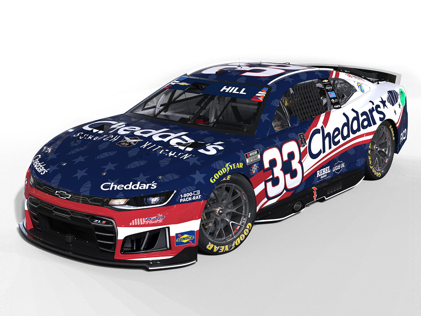 Austin Hill 2026 - #33 Cheddar’s Patriotic - 1:24 ARC Diecast
