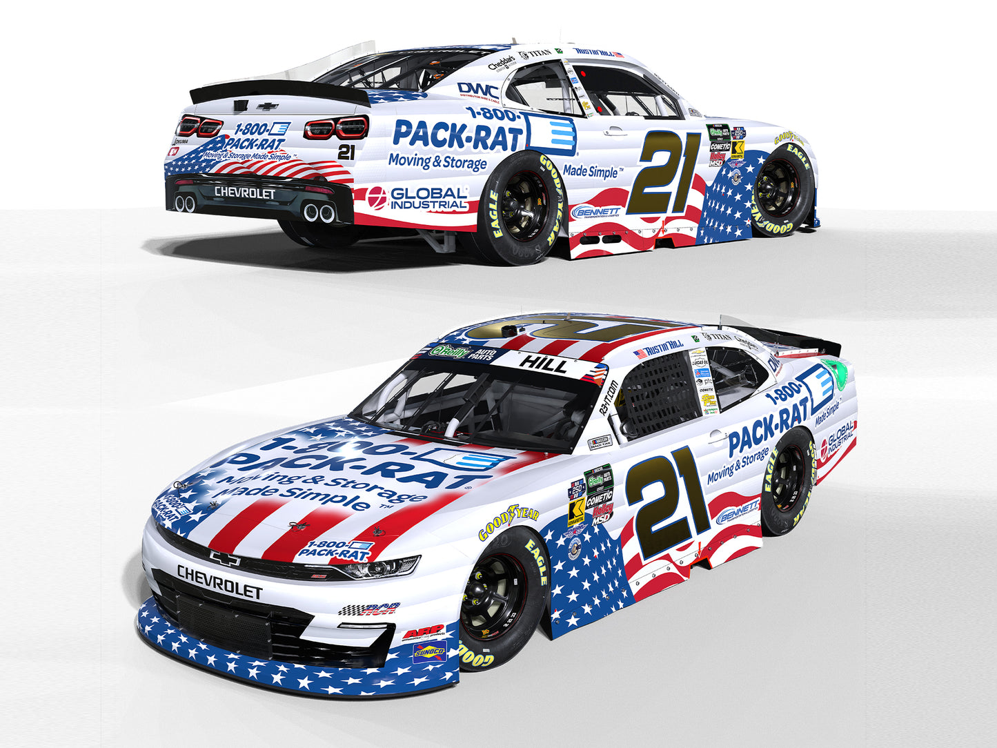 Austin Hill 2026 - #21 Pack-Rat Moving & Storage - 1:64 ARC Diecast