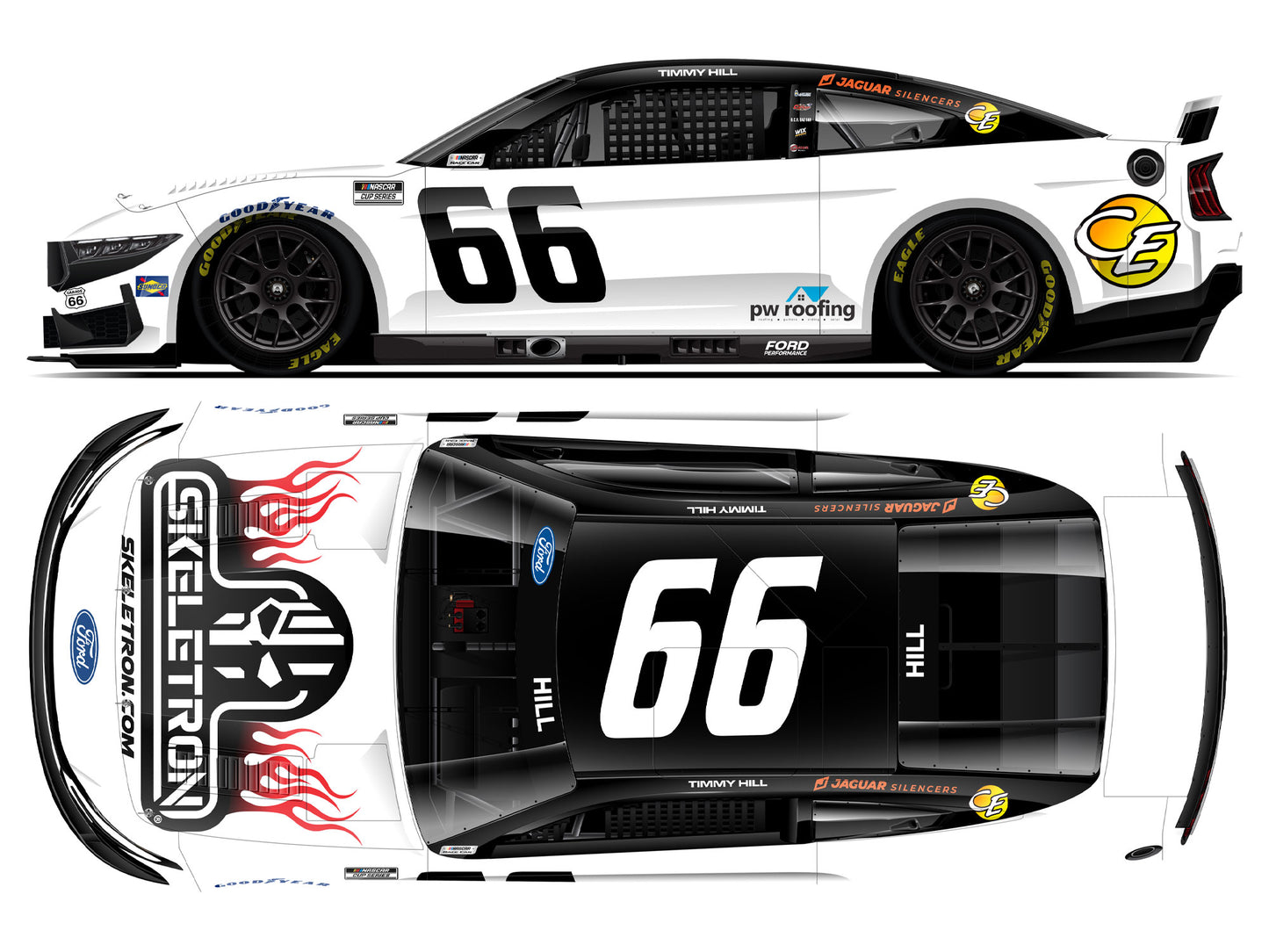 Timmy Hill 2025 - #66 Skeletron - 1:24 ELITE Diecast