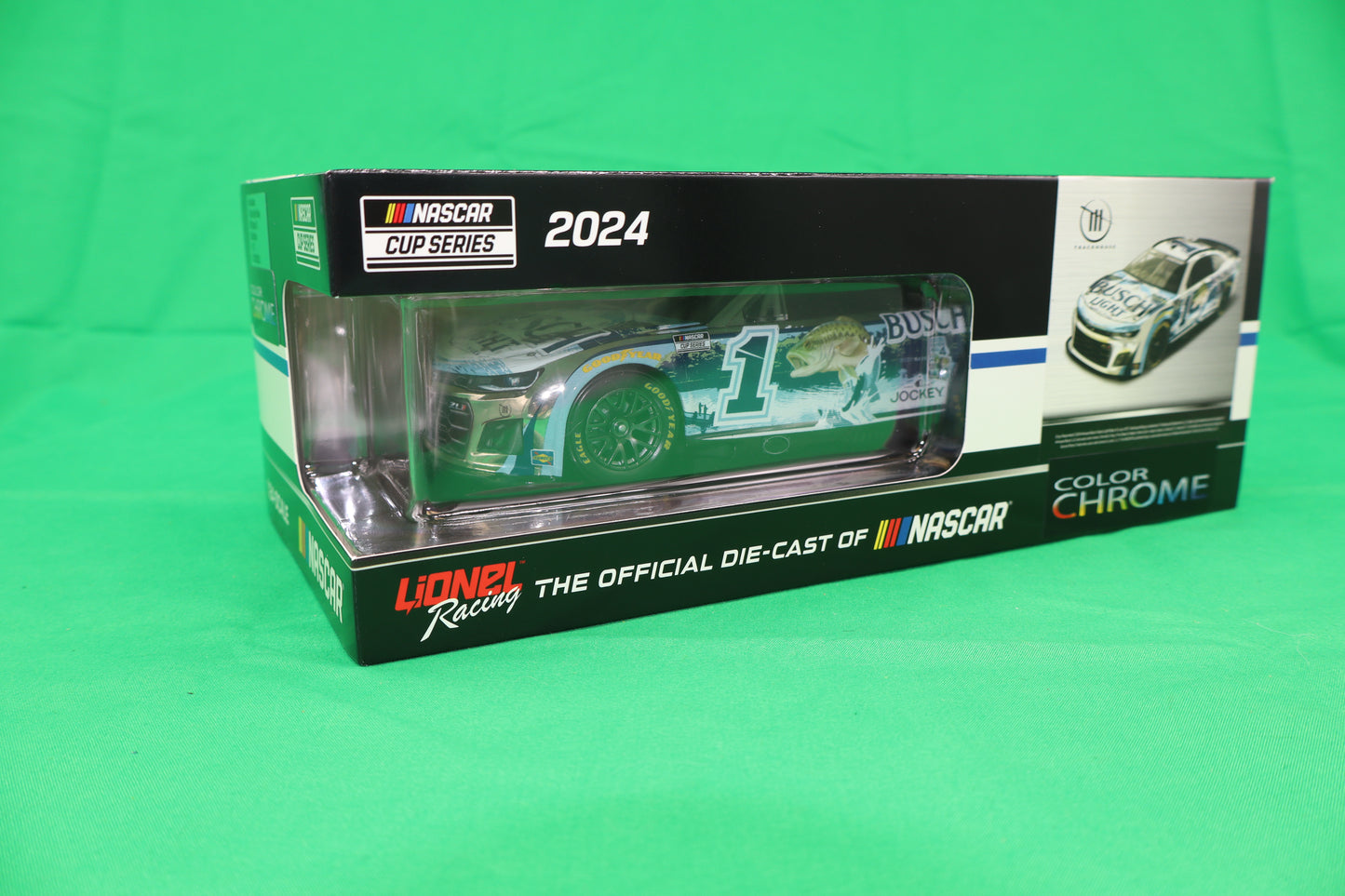 Ross Chastain 2024 - #1 Busch Light Fishing - 1:24 ARC Chrome Diecast