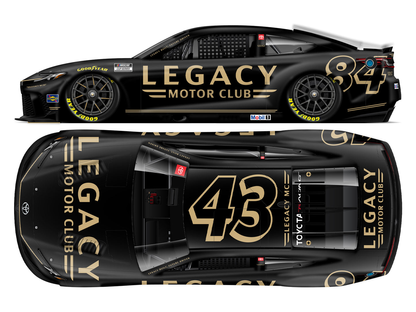 Legacy Motor Club 2026 - #42, 43, 84 Test Car - 1:64 ARC Diecast