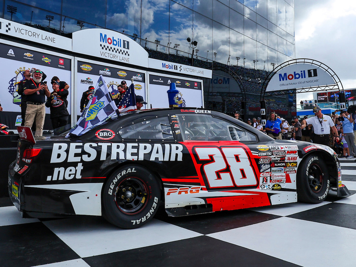 Brenden “Butterbean” Queen 2025 - #28 Best Repair Co. (Daytona Raced Win) - 1:24 ARC Autographed Diecast