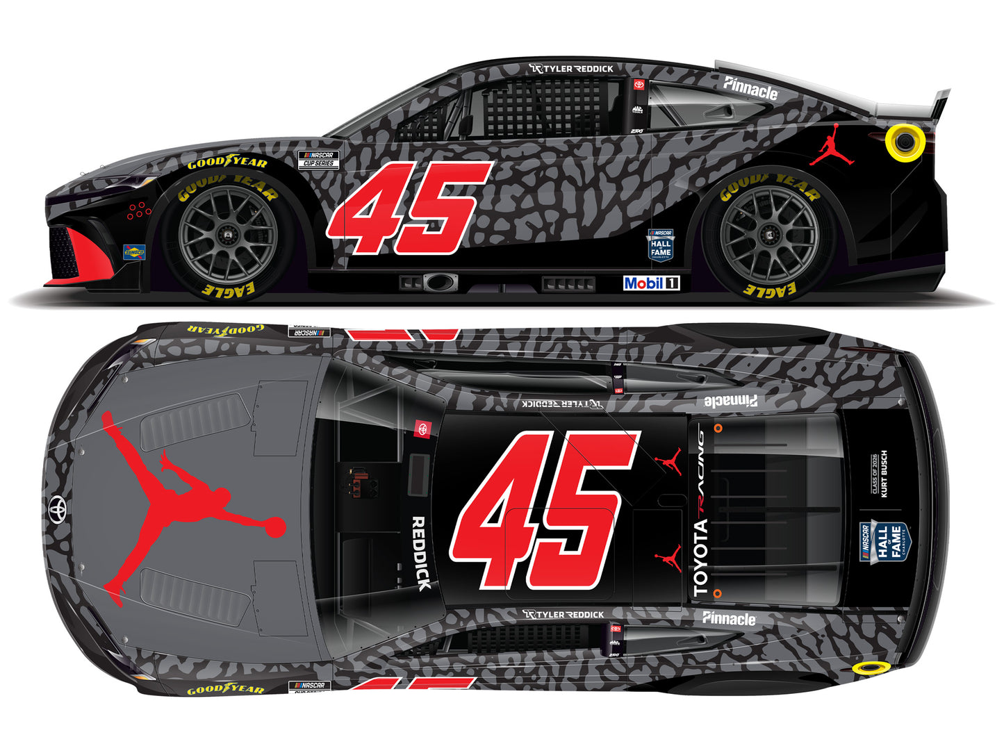 Tyler Reddick 2026 - #45 Jordan Brand Las Vegas - 1:24 ARC Diecast