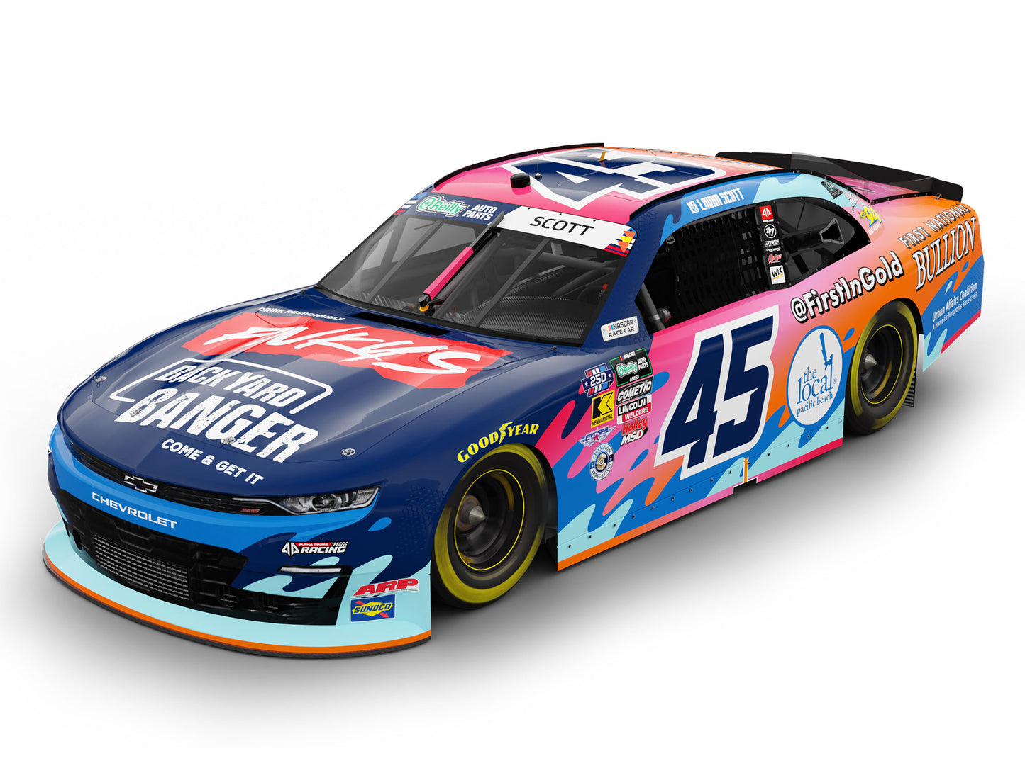 Lavar Scott 2026 - #45 The Local Pacific Beach and First National Bullion - 1:64 ARC Diecast