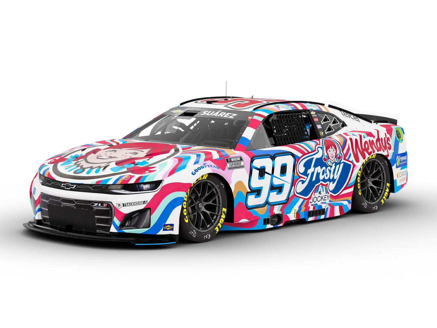 Daniel Suárez 2025 - #99 Wendy’s Frosty - 1:24 ARC Diecast