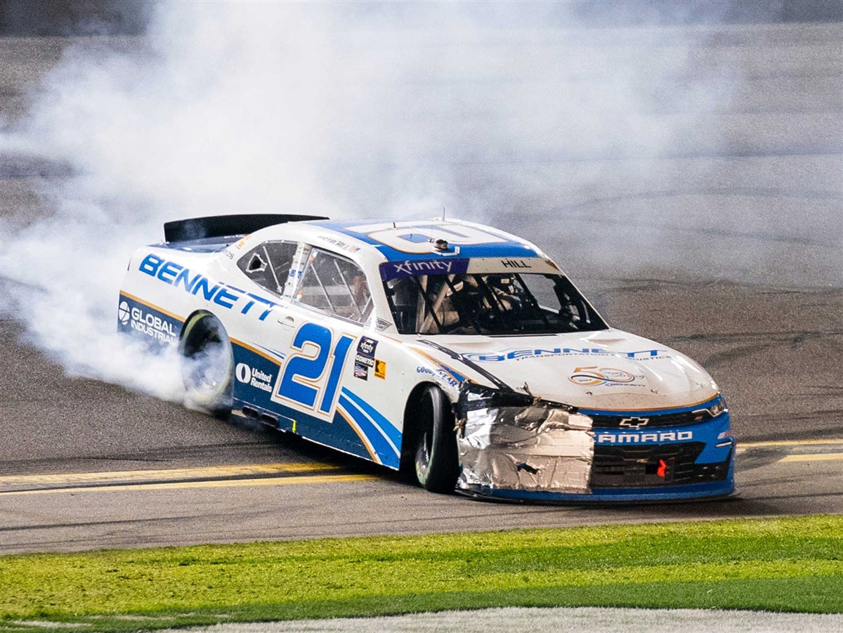 Austin Hill 2024 - #21 Bennett Transportation & Logistics (Daytona Raced Win) - 1:24 ARC Diecast