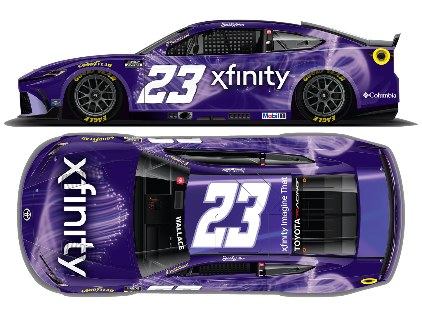 Bubba Wallace 2026 - #23 Xfinity - 1:24 ARC Chrome Diecast