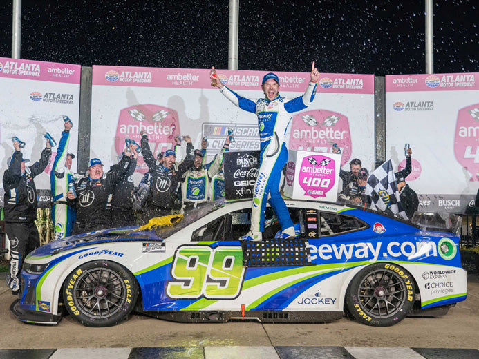 Daniel Suárez 2024 - #99 Freeway Insurance (Atlanta Raced Win) - 1:24 ELITE Diecast