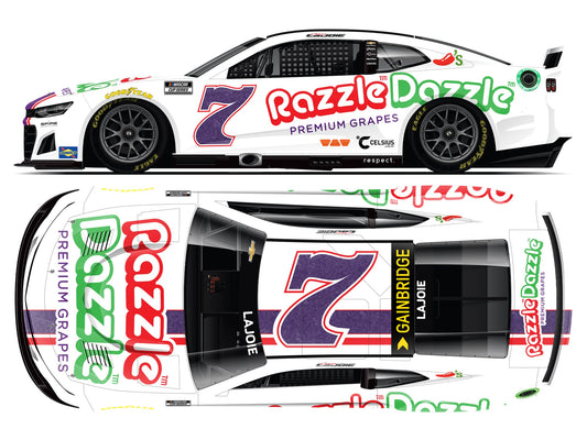 DNP - NASCAR Cup Series 2024 - Corey LaJoie - #7 Razzle Dazzle (Throwback)