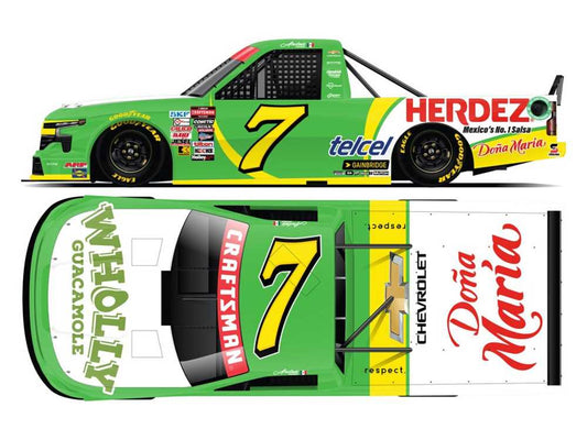 DNP - NASCAR Craftsman Truck Series 2024 - Andres Perez - #7 Herdes / Wholly Guacamole