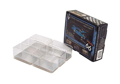 Pioneer Plastics 164CD-6PK - 1:64 Scale Display Case with Mirror (6-Pack)