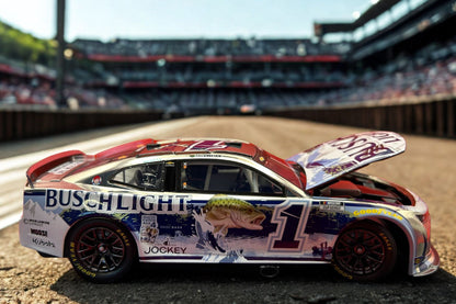 Ross Chastain 2024 - #1 Busch Light Fishing - 1:24 ARC Chrome Diecast - LRO#01