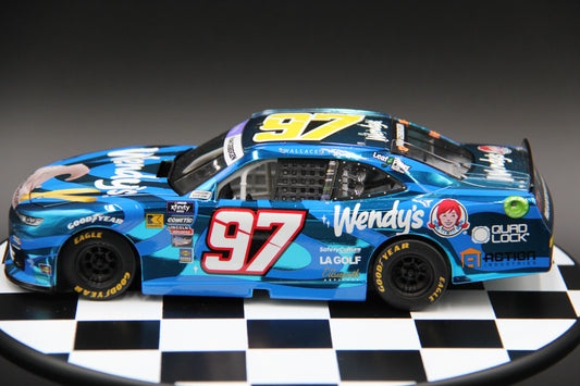 Shane Van Gisbergen 2024 - #97 Wendy's - 1:24 ARC Chrome Diecast