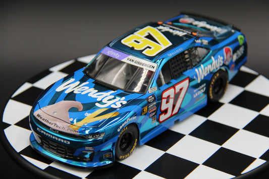 Shane Van Gisbergen 2024 - #97 Wendy's - 1:24 ARC Chrome Diecast - LRO#34
