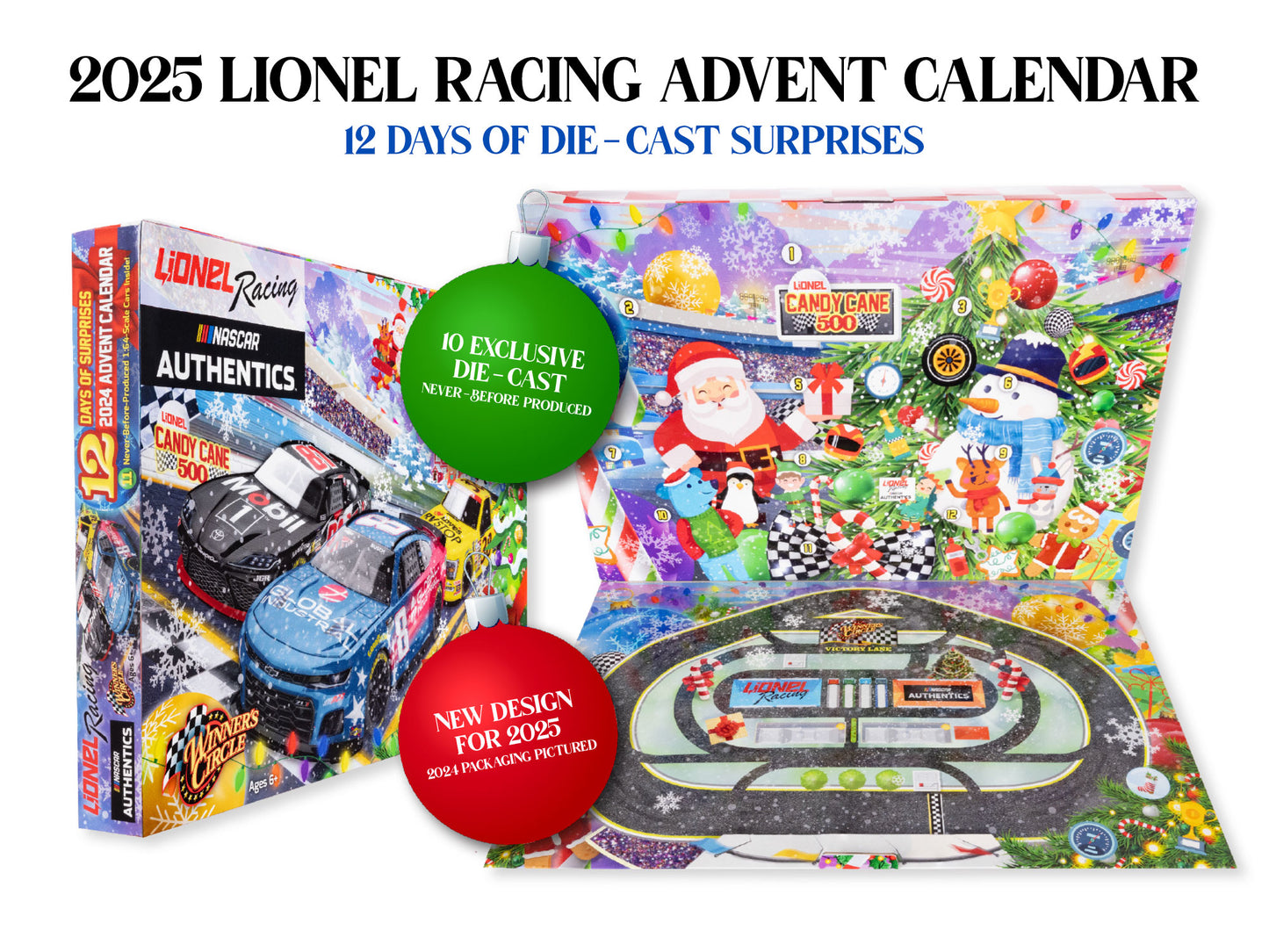 Lionel Racing 2025 - Advent Calendar - 1:64 ARC Diecast