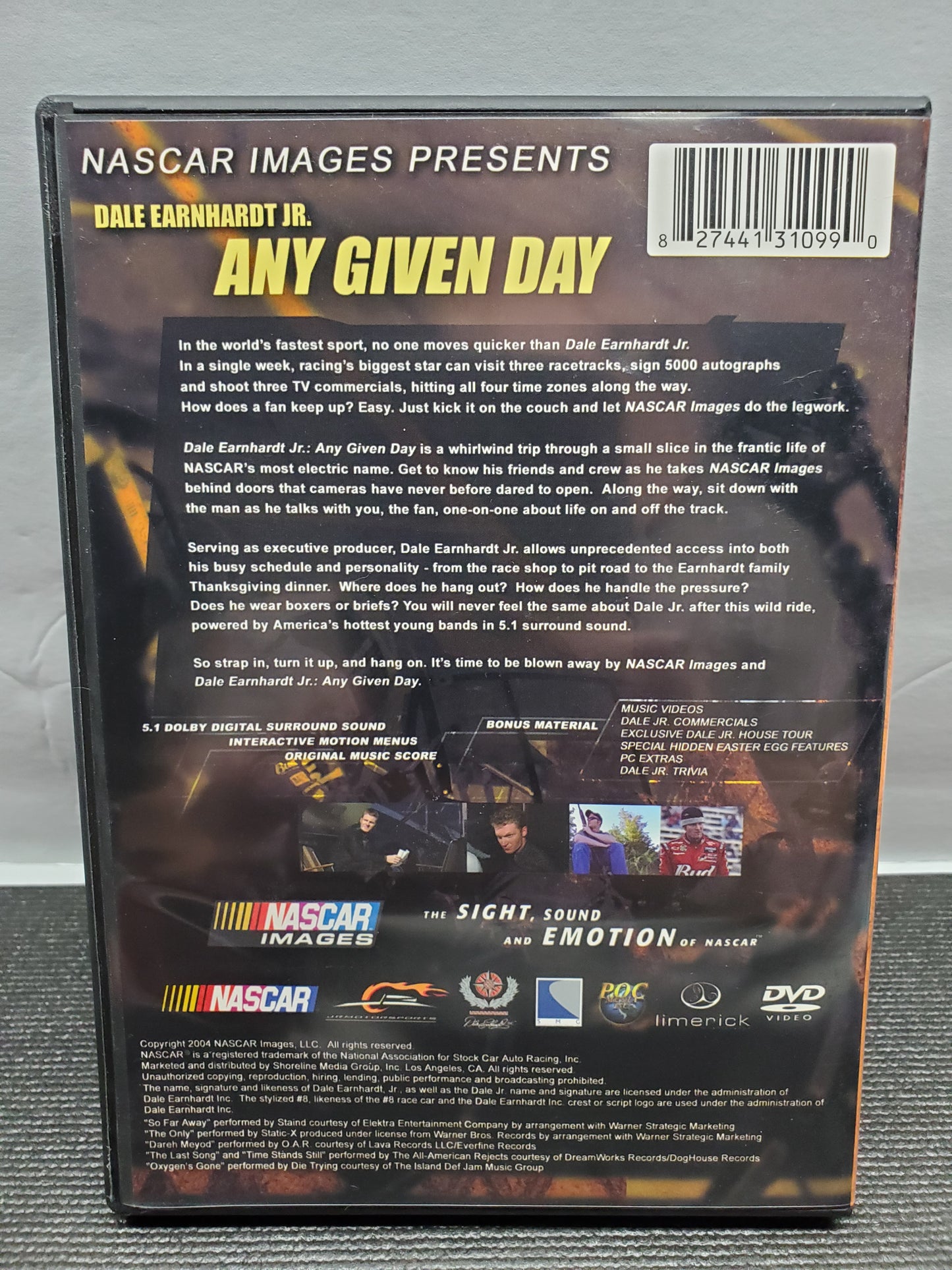 2004 Dale Earnhardt Jr Any Given Day DVD by Nascar Images