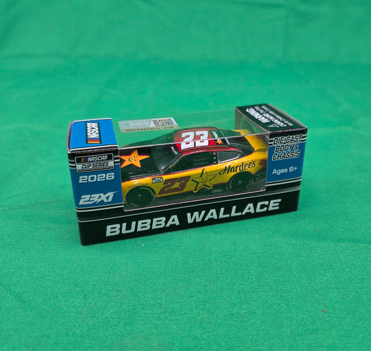 Bubba Wallace 2026 - #23 Hardee’s - 1:64 ARC Diecast
