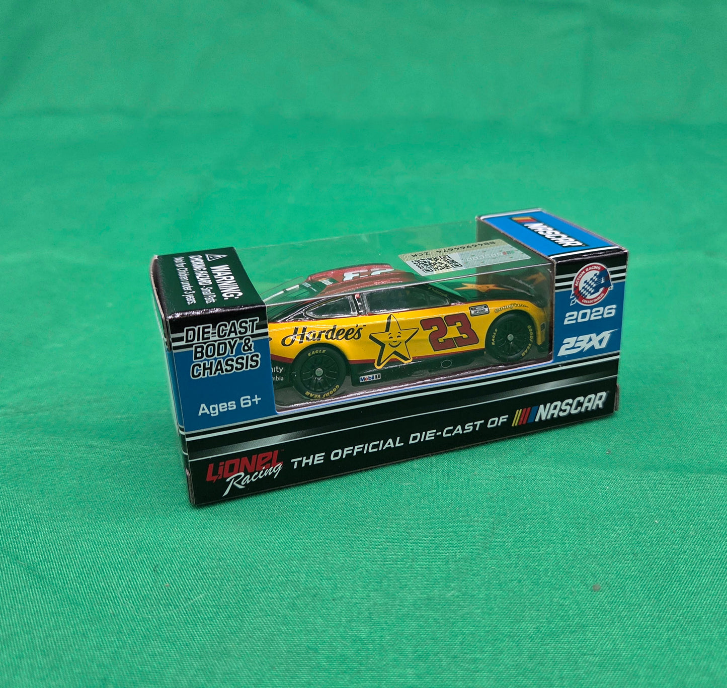 Bubba Wallace 2026 - #23 Hardee’s - 1:64 ARC Diecast