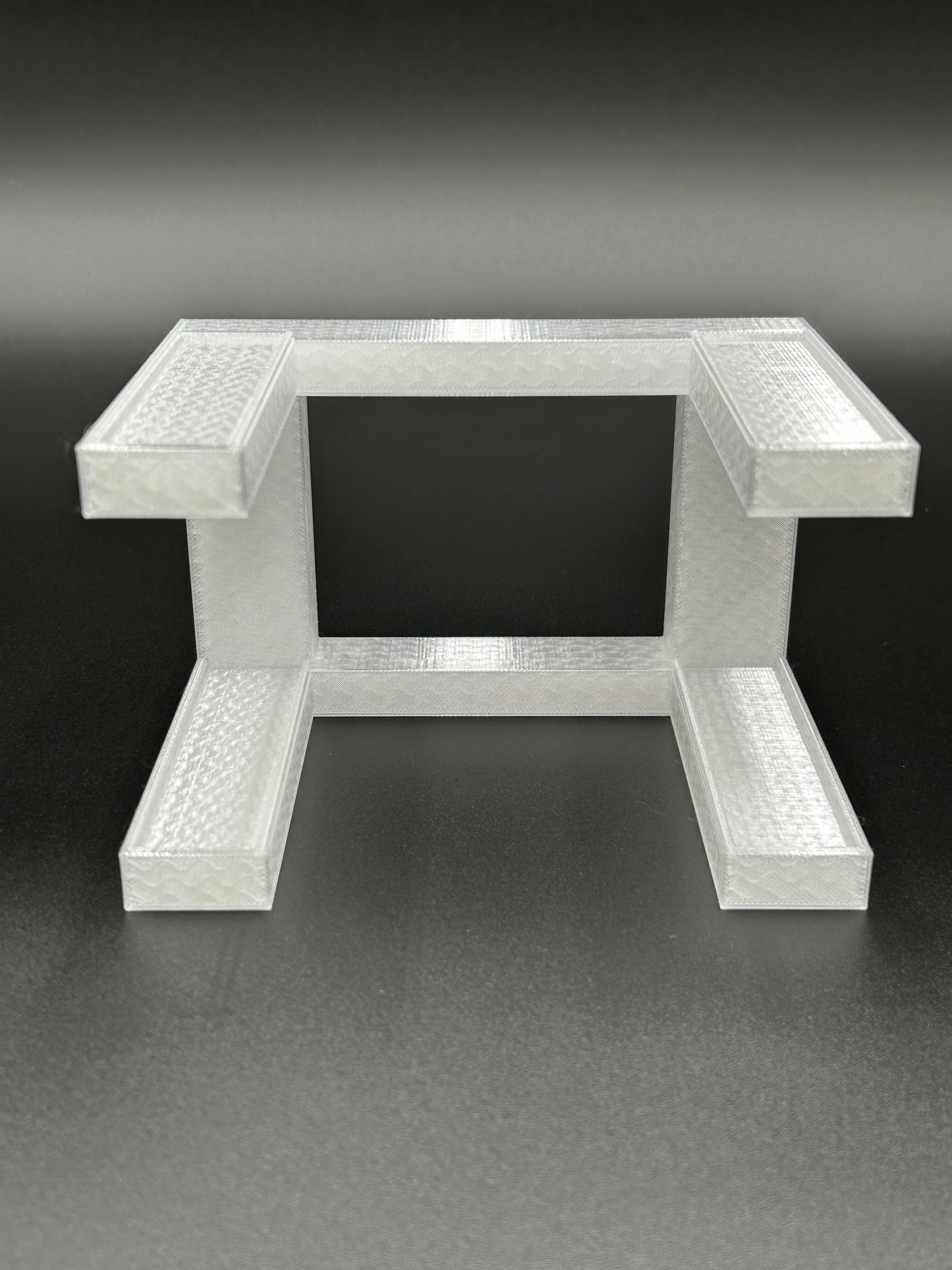 ADHDame #002C - 1/24 Scale - 2-Tier Diecast Stand (Clear)