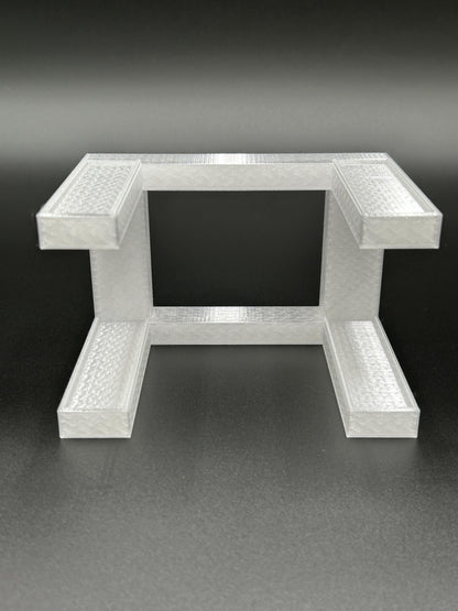 ADHDame #002C - 1/24 Scale - 2-Tier Diecast Stand (Clear)