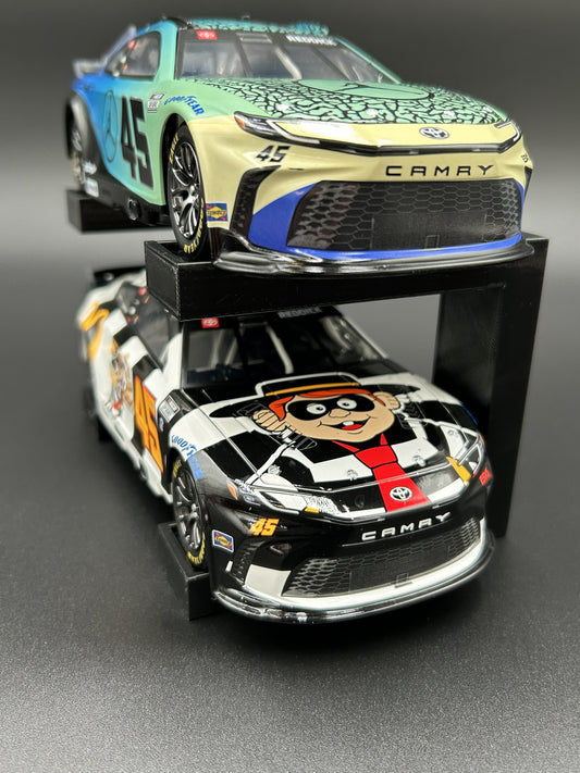 ADHDame #002 - 1/24 Scale - 2-Tier Diecast Stand (Black)