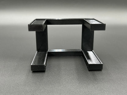 ADHDame #002 - 1/24 Scale - 2-Tier Diecast Stand (Black)