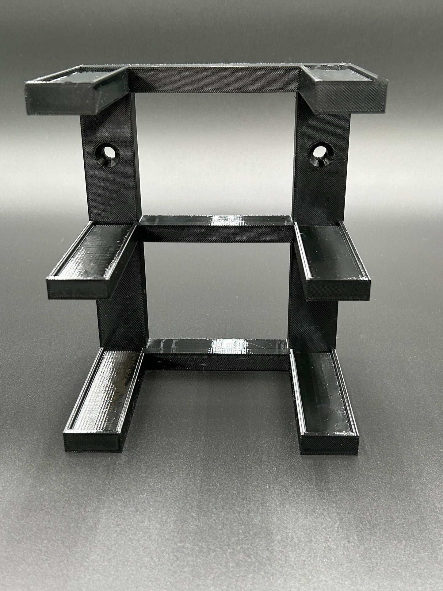ADHDame #003 - 1/24 Scale - 3-Tier Diecast Stands (Black)