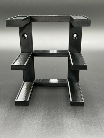 ADHDame #003 - 1/24 Scale - 3-Tier Diecast Stands (Black)