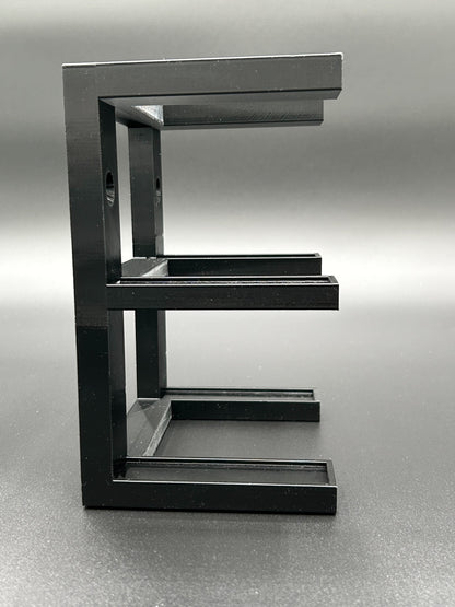 ADHDame #003 - 1/24 Scale - 3-Tier Diecast Stands (Black)