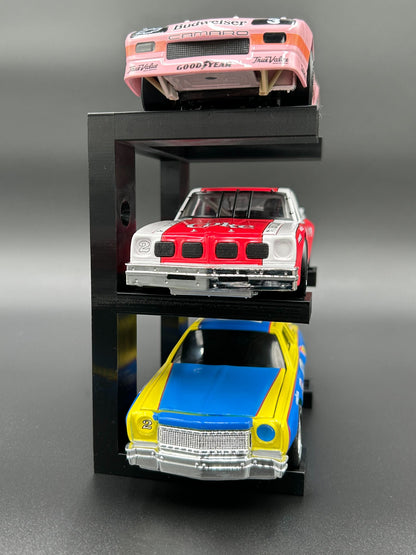 ADHDame #003 - 1/24 Scale - 3-Tier Diecast Stands (Black)