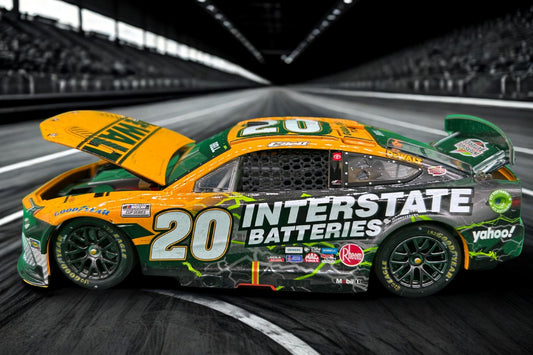 Christopher Bell 2024 - #20 DEWALT / Interstate Batteries (Dayton Raced Win) - 1:24 ELITE Diecast - LRO#02